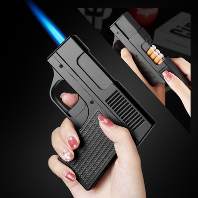 Peshkar jd-0098-black..pistol_focus Pocket Lighter(black)