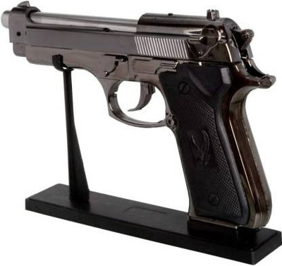 Peshkar GUN LIGHTER BIG-GUN-LIGHTER Pocket Lighter(black)