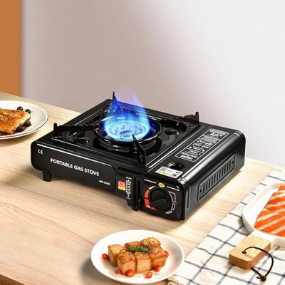 4uonly Stainless Steel Manual Butane Gas Stove(1 Burners)
