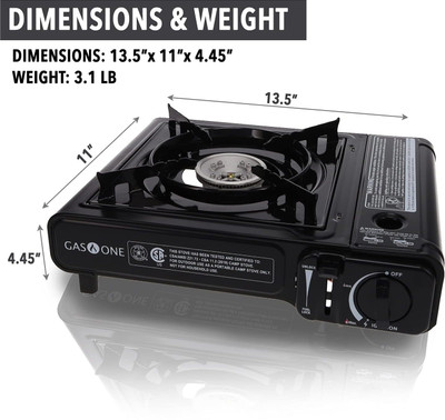 TECHEL Stainless Steel Manual Butane Gas Stove(1 Burners)