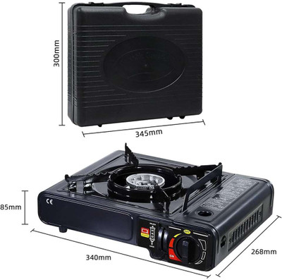 4uonly Stainless Steel Manual Butane Gas Stove(1 Burners)