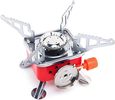 AnjaniputrA Portable Travelling Card Type Stove,Outdoor Stove Picnic Cooking Gas Burners Stainless Steel Automatic Butane Gas Stove(1 Burners)