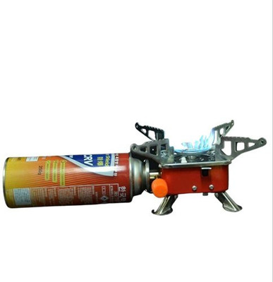 ENMORA Best Portable Gas Stove For Camping Picnic Cooking Mini Gas Stove DXG6 Stainless Steel Manual Gas Stove(1 Burners)