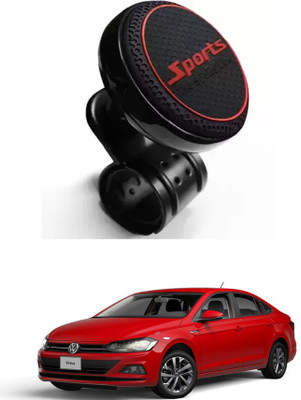 E-Shoppe Aluminium Car Steering Knob(Black, Red)