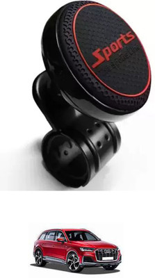 E-Shoppe Aluminium Car Steering Knob(Black, Red)