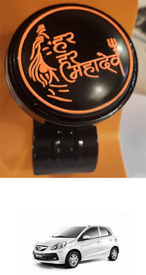 E-Shoppe Metal Car Steering Knob(Black)