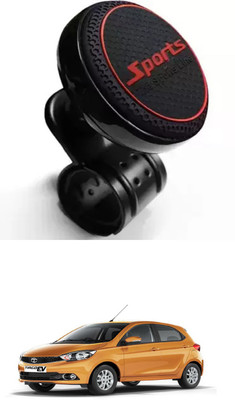 E-Shoppe Aluminium Car Steering Knob(Black, Red)