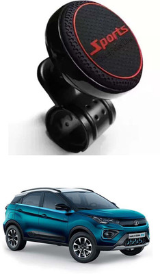 E-Shoppe Aluminium Car Steering Knob(Black, Red)