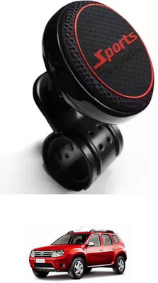 E-Shoppe Aluminium Car Steering Knob(Black, Red)