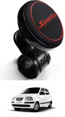 E-Shoppe Aluminium Car Steering Knob(Black, Red)
