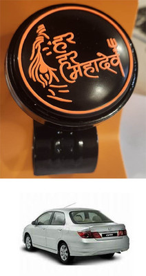 E-Shoppe Metal Car Steering Knob(Black)