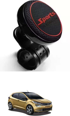 E-Shoppe Aluminium Car Steering Knob(Black, Red)