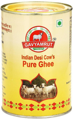 Gavyamrut A2 Indian Desi Cow Pure Ghee Made from Desi cow's Milk Ghee Can(500 ml)