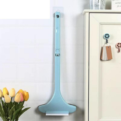 HM EVOTEK Multifunctional Brush 2 in 1 Mesh Cleaning Brush & Wiper with Extended Handle K0 Sponge Wet and Dry Broom(Multicolor)