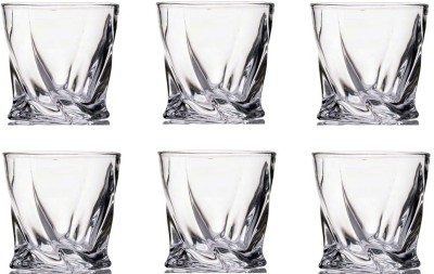 Somil (Pack of 6) Multipurpose Drinking Glass -B179 Glass Set Whisky Glass(270 ml, Glass, Clear)