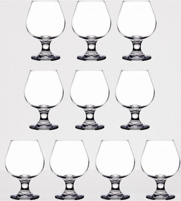 Somil (Pack of 10) Party Perfect Glasses/ Mug: Making Every Moment Unforgettable - B228 Glass Set Wine Glass(300 ml, Glass, Clear)