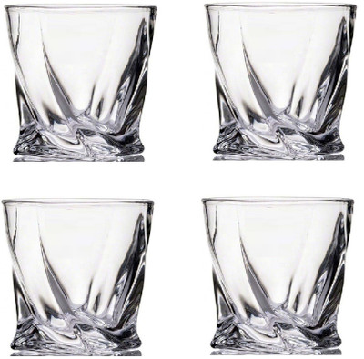 AFAST (Pack of 4) Party Perfect Glasses/ Mug: Making Every Moment Unforgettable Glass Set Beer Glass(270 ml, Glass, Clear)