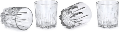 Somil (Pack of 4) Multipurpose Drinking Glass -B1775 Glass Set Whisky Glass(220 ml, Glass, Clear)