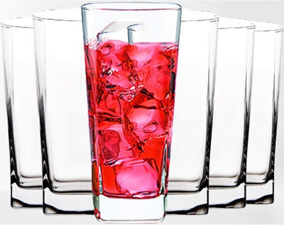 Somil (Pack of 6) Party Perfect Glasses/ Mug: Making Every Moment Unforgettable - B376 Glass Set Water/Juice Glass(350 ml, Glass, Clear)