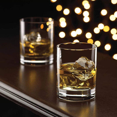 varyon (Pack of 2) Perfect for ServingA Scotch, Whiskey or Mixed Drinks(pack of 2,290 ml ) Glass Set Whisky Glass(290 ml, Glass, Clear)