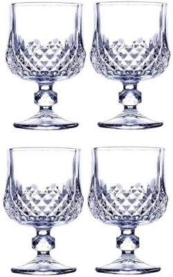 1st Time (Pack of 4) Exquisite Elegance: Glasses for Elevated Tasting Moments- A2 Glass Set Beer Glass(150 ml, Glass, Clear)