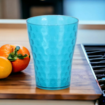Natural Plastic Diomond Clear Water Glass/Juice Glass/Beer Glass/Wine Glass Plastic Glass Glass(250 ml, Plastic)