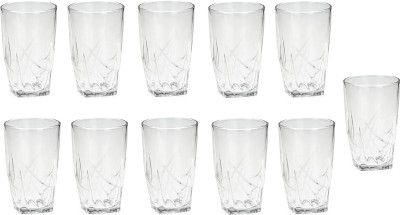 Somil (Pack of 11) Multipurpose Drinking Glass -B737 Glass Set Water/Juice Glass(150 ml, Glass, Clear)