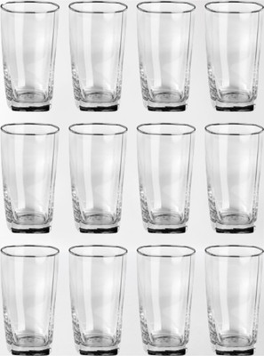 AFAST Sleek Glassware: Lifting Your Sips to Unforgettable Moments -C132 Glass Set Water/Juice Glass(350 ml, Glass, Clear)