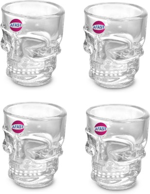 1st Time (Pack of 4) Party Perfect Shot Glasses: Making Every Moment Unforgettable- A47 Glass Set Beer Glass(40 ml, Glass, Clear)