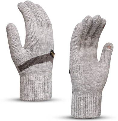 LOOM LEGACY Self Design Winter Women Gloves