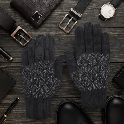 DesoRia Printed Winter Men Gloves
