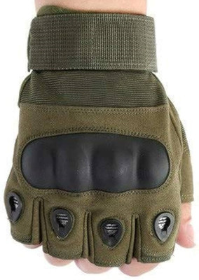 Tahiro Driving Gloves Gym & Fitness Gloves(Black, Grren)