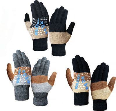 Northern Miles Printed Winter Men Gloves