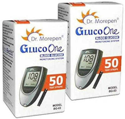 Dr. Morepen Bg 03 100 Glucometer Strips