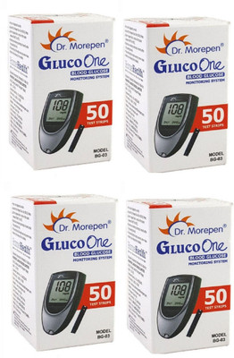 Dr. Morepen BG 03 Strips Test 200 Glucometer Strips