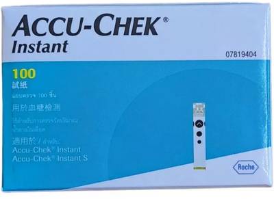 Instan Accu-Chek Instant 100 Test Strips Expiry: September 2024 100 Glucometer Strips