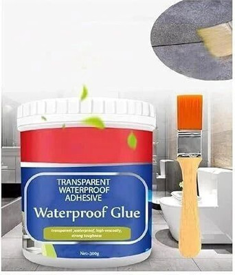 EREXA Transparent Waterproof Glue for Roof Leakage Crack Seal Agent Water Leakage Crack Filler(300 g)