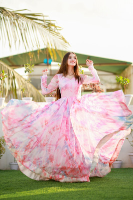 HouseOfCommon Anarkali Gown(Multicolor)