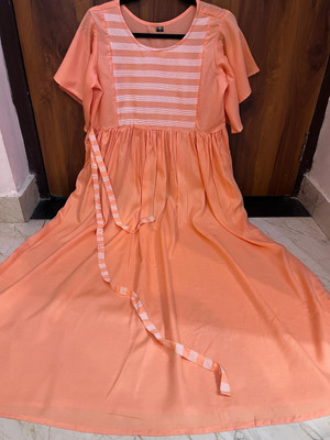 84% OFF on Flared/A-line Gown(Orange) 84% OFF on Flared/A-line Gown(Orange)