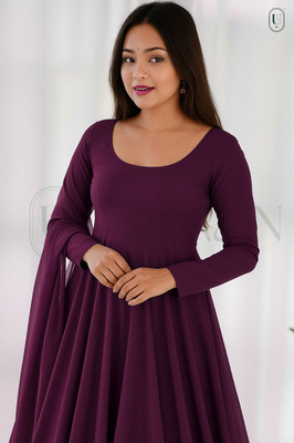 Ugaan Anarkali Gown(Purple)