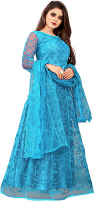 Apnisha Flared/A-line Gown(Light Blue)