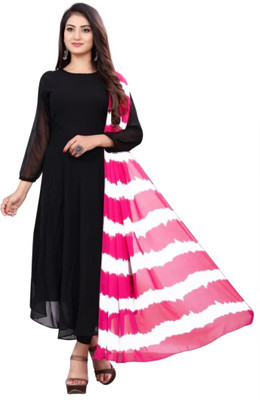 Nirmay Enterpries Anarkali Gown(White)