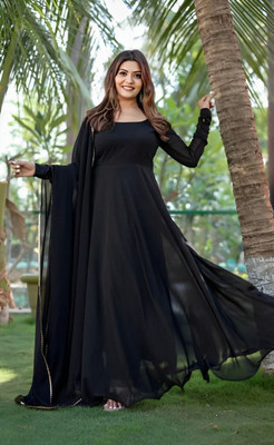 FINIVOIR Anarkali Gown(Black)