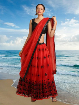 BIPIN ENTERPRISE Anarkali Gown(Red)