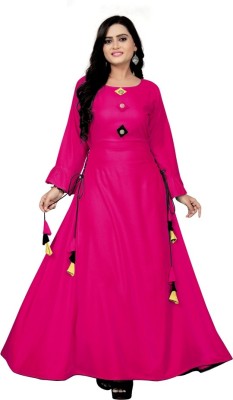 ARDAASH Anarkali Gown(Pink)