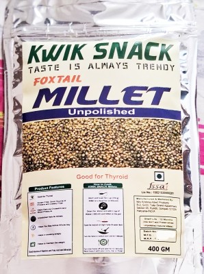 kwik snack Foxtail Millets Unpolished Pouch 400 GM Foxtail Millet(0.4 kg)