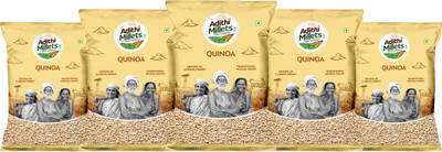 Adithi Millets Siridhanya Unpolished grains positive millet combo pack Quinoa (500gm*2Pac)1kg Quinoa(2.5 kg, Pack of 2)