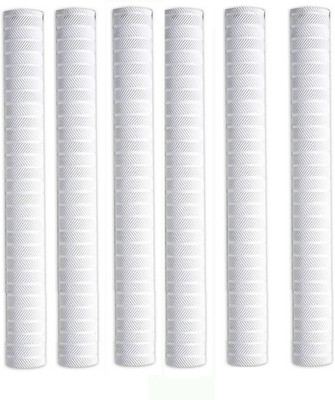 gamers hub Pack of 6 Cricket Bat Handle Grip Chevron(White, Pack of 6)