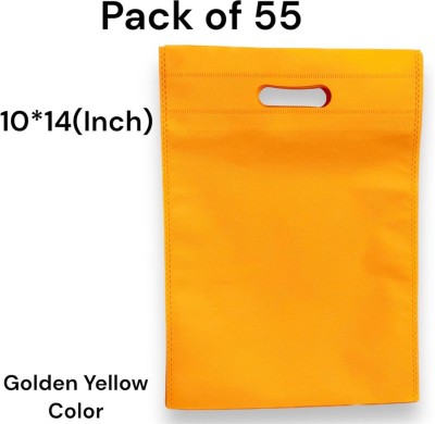 CARRY CLOUD Pack of 55 Grocery Bags(Gold, Yellow)