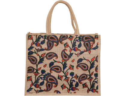 Sunesh Creation Multipurpose Jute Bag Grocery Bag(Brown)